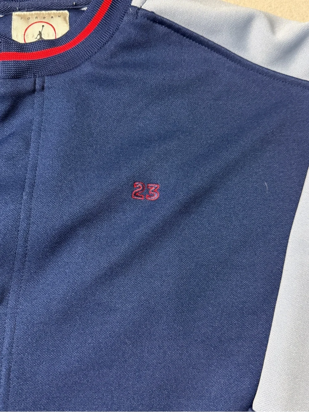 Vintage Nike Air Jordan Brand Retro Snap Track Jacket Y2K Sz Lg